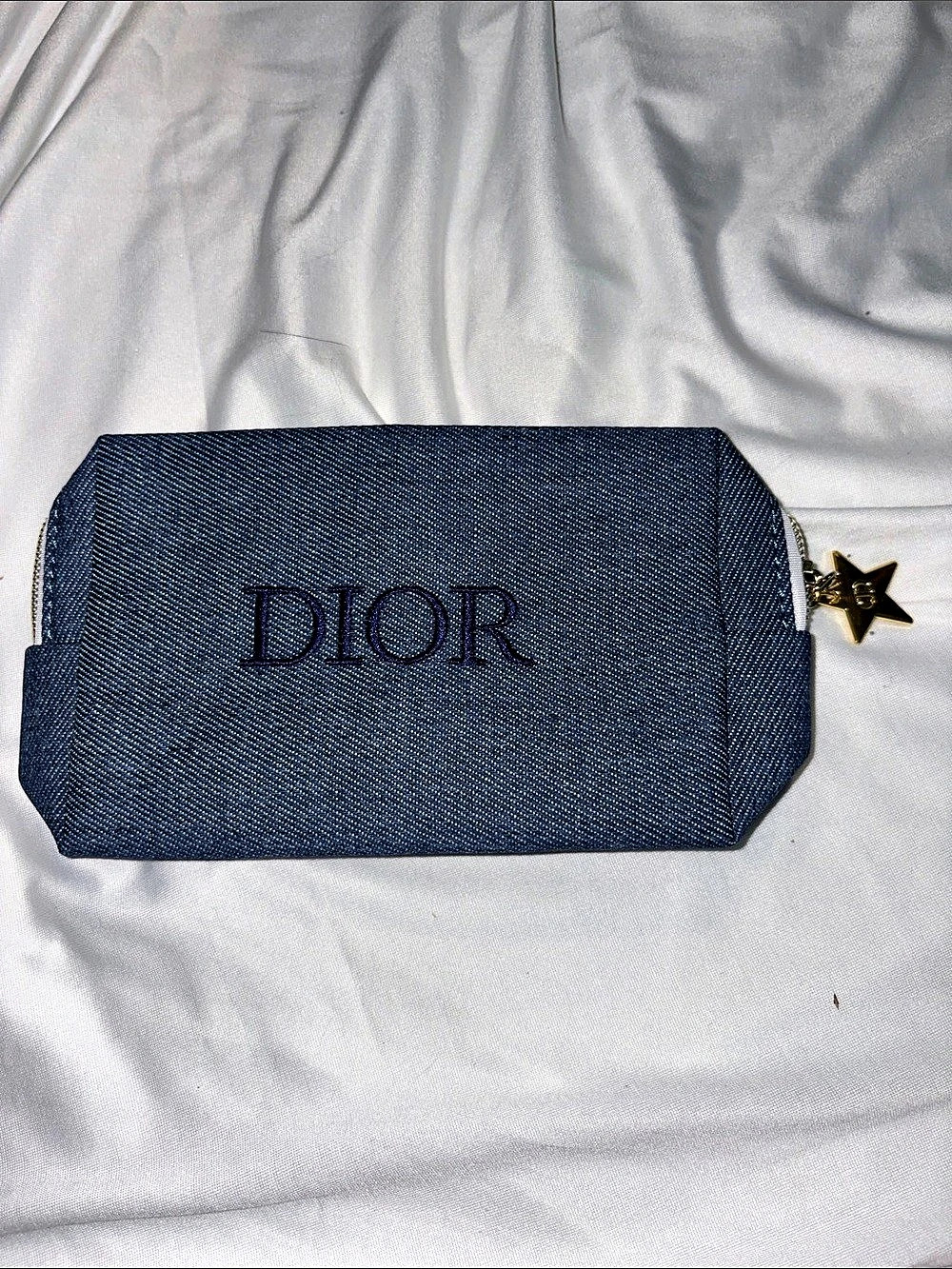 Inspired Denim Cosmetic Pouch Blue